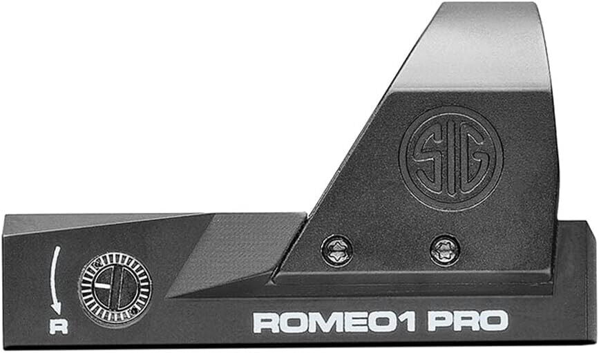 Sig Sauer ROMEO1PRO 1x30mm 3 MOA Reflex Red Dot Sight w/ Shroud, Black- SOR1P100