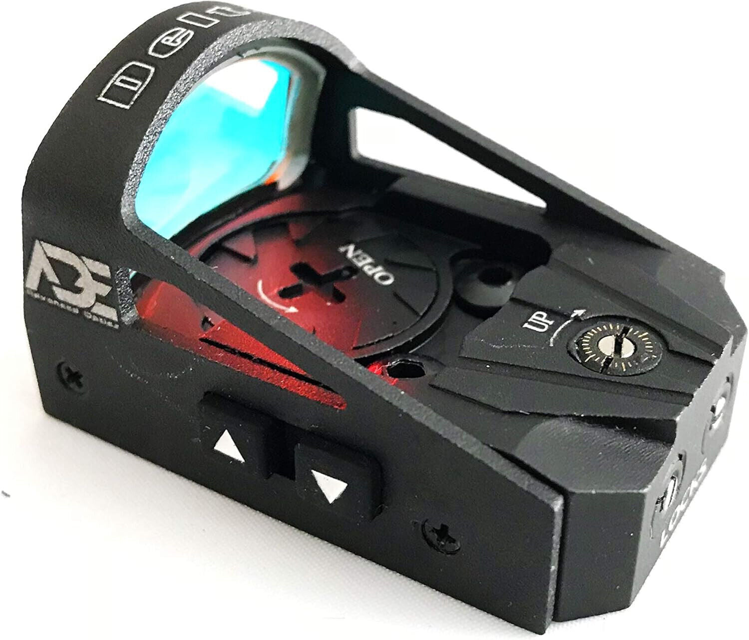 ADE Advanced Optics RD3-012 2 Waterproof Red Dot Sight with 6 MOA Black