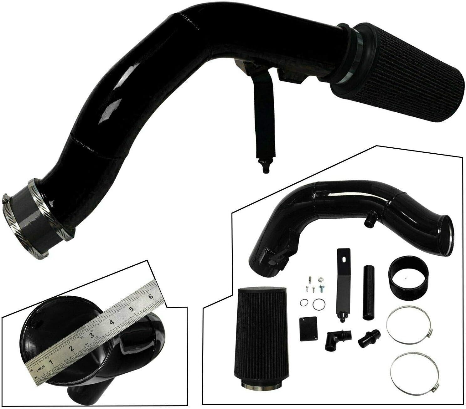 Cold Air Intake Induction Kit Filter for Ford F250 F350 6.0 Super Duty 03-2007