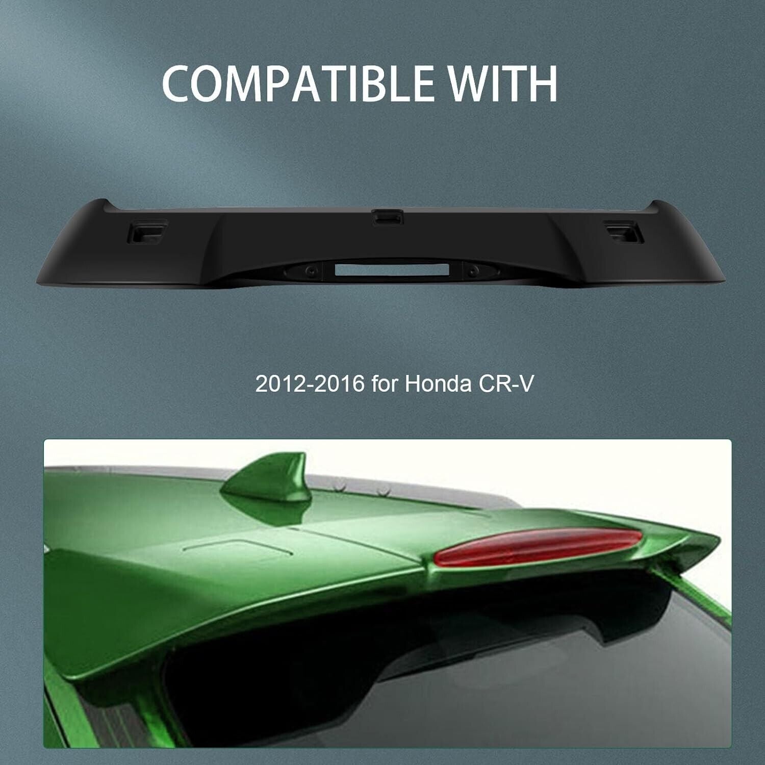 For 2012-2016 4th Gen Honda CRV CR-V Factory Style Rear Roof Spoiler Wing