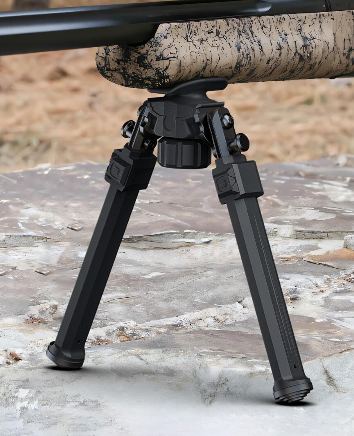 7.7-10 In. Tactical Rifle Bipod w/Sling Picatinny and M-Lock Mounting