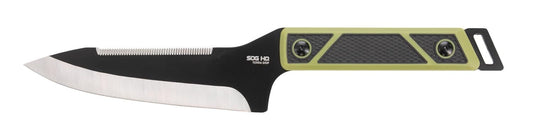 Sog Terra Grip Camp Knife, HQ Edition 6.7" blade, with sheeth