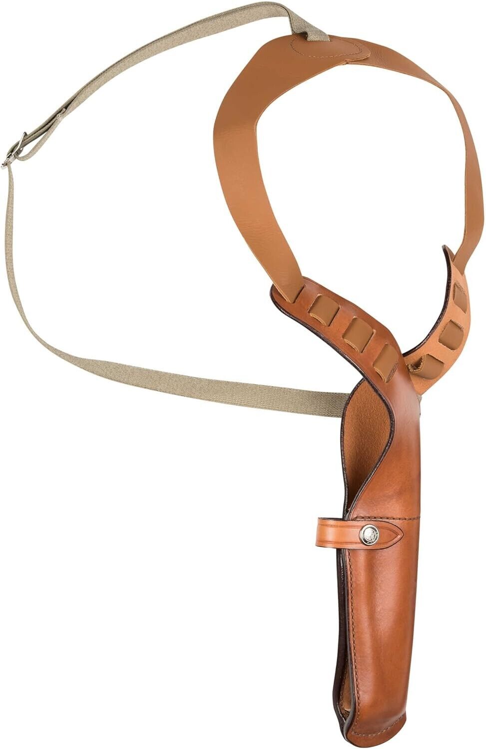 Bianchi Gun Leather Shoulder Holster #X15 Size-04- TAN