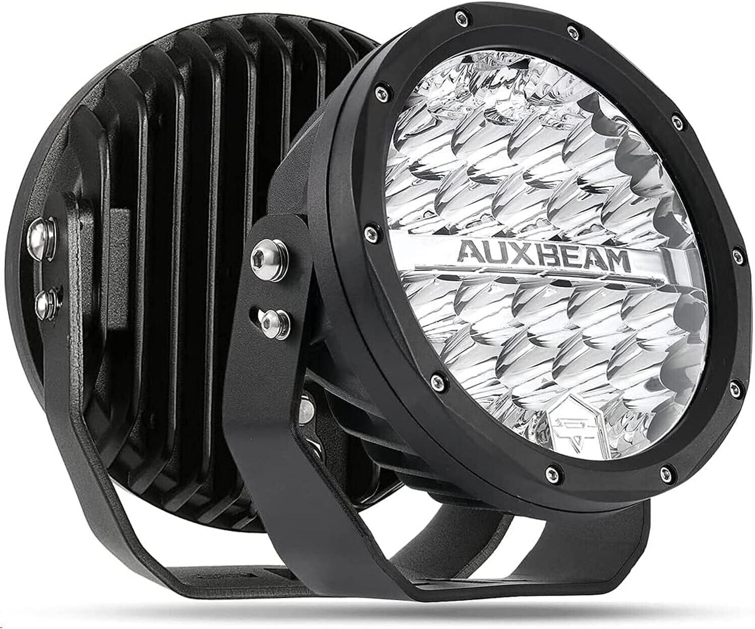 AUXBEAM 2PCS 360-PRO 7"INCH 240W Spot Driving Light w/ DRL 24000LM Off road