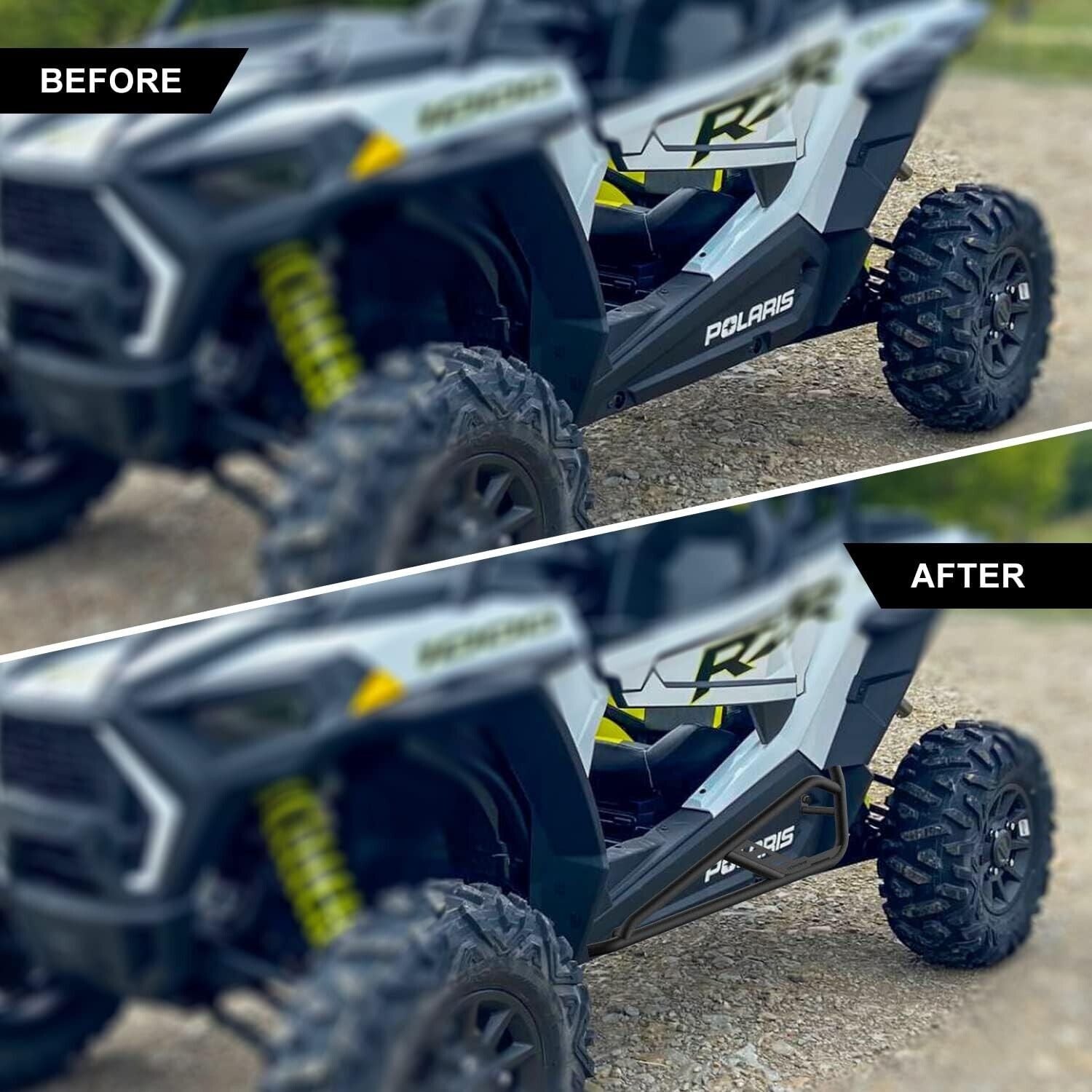 Heavy Duty Nerf Bars/ Rock Sliders for Polaris RZR 900/XP 1000 /Turbo | 2Seater