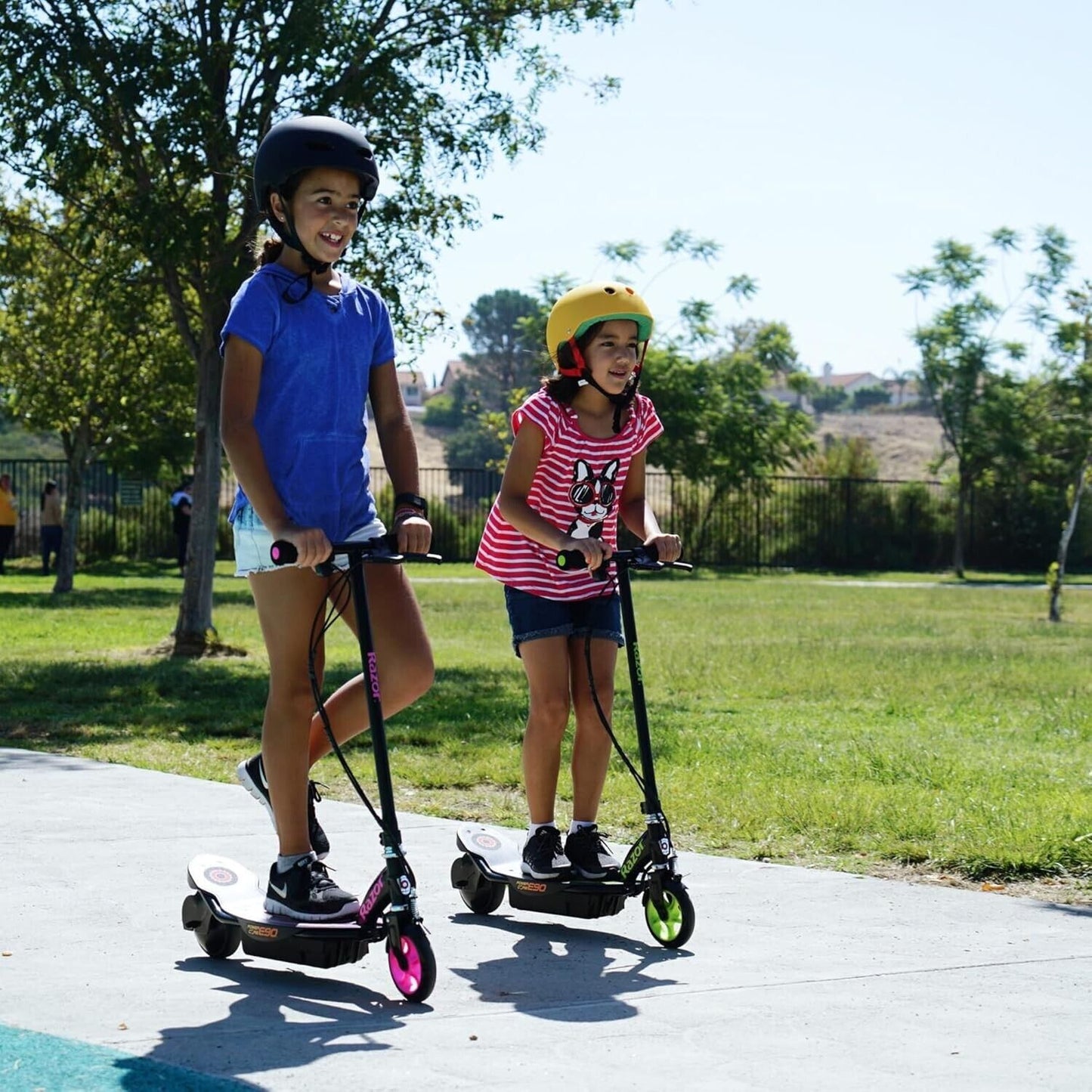 Razor Power Core E90 Electric Scooter - Green - Kids Electric Scooter