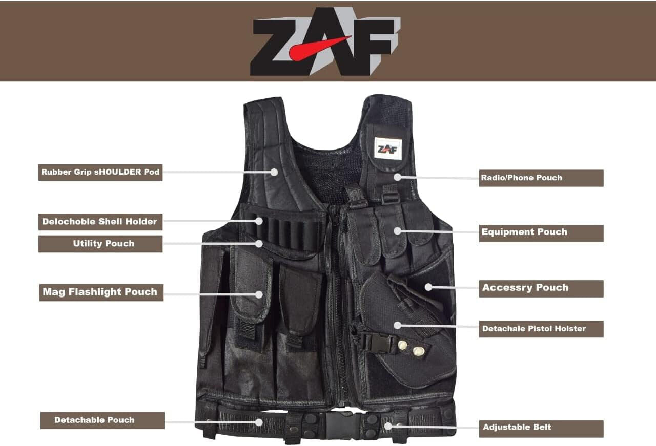 Tactical Vest Airsoft Paintball hunting Wargame Plate Carrier Combat Vest, Glove