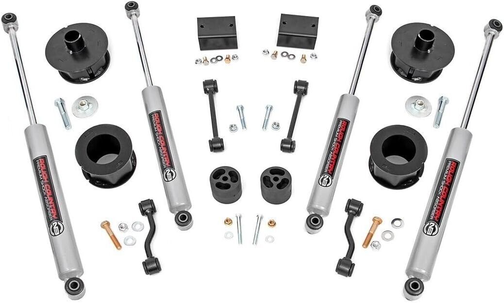 Rough Country 2.5" Lift Kit N3 for 18-23 Jeep Wrangler JL Non Rubicon 4 Door