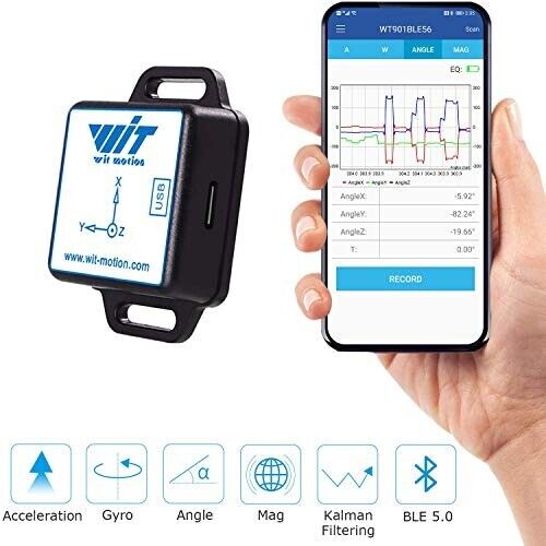 Bluetooth 5.0 Accelerometer+Inclinometer WT901BLECL