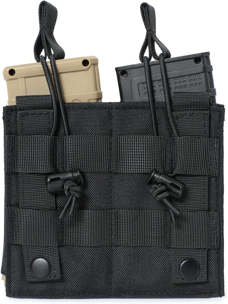 Molle Mag Pouch Double/Triple Stacker 5.56/.223 Open Top Rifle Magazine Pouch