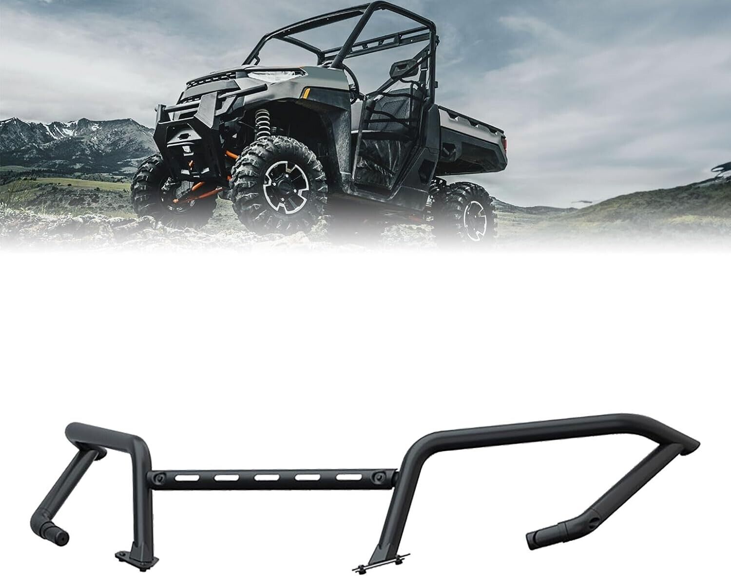 KEMIMOTO Upper Front Brushguard 2018-2023 Polaris Ranger Crew XP 1000 # 2882531