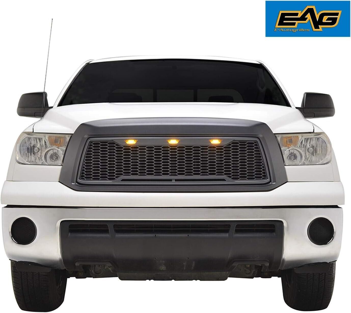 2010-2013 Toyota Tundra 1 PC W/O Logo W/ LED Lights Show Main Upper Rivet Grille