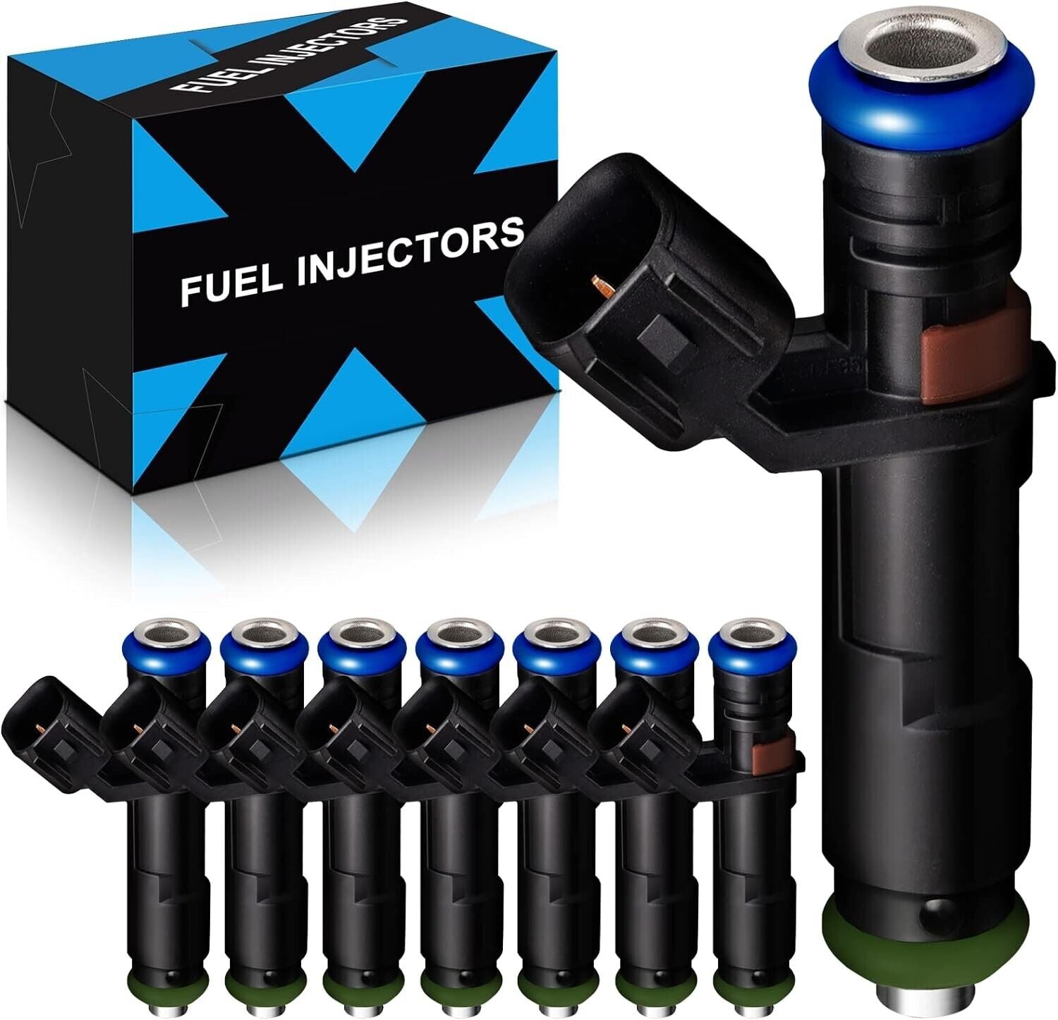 8 Fuel Injectors For Ford F150 F250 F350Expedition, Lincoln 05-07 5C3Z9F593DA