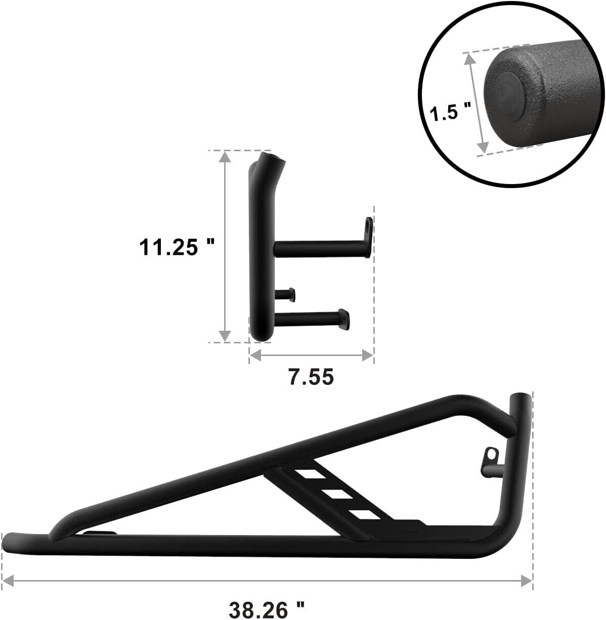 Heavy Duty Nerf Bars/ Rock Sliders for Polaris RZR 900/XP 1000 /Turbo | 2Seater