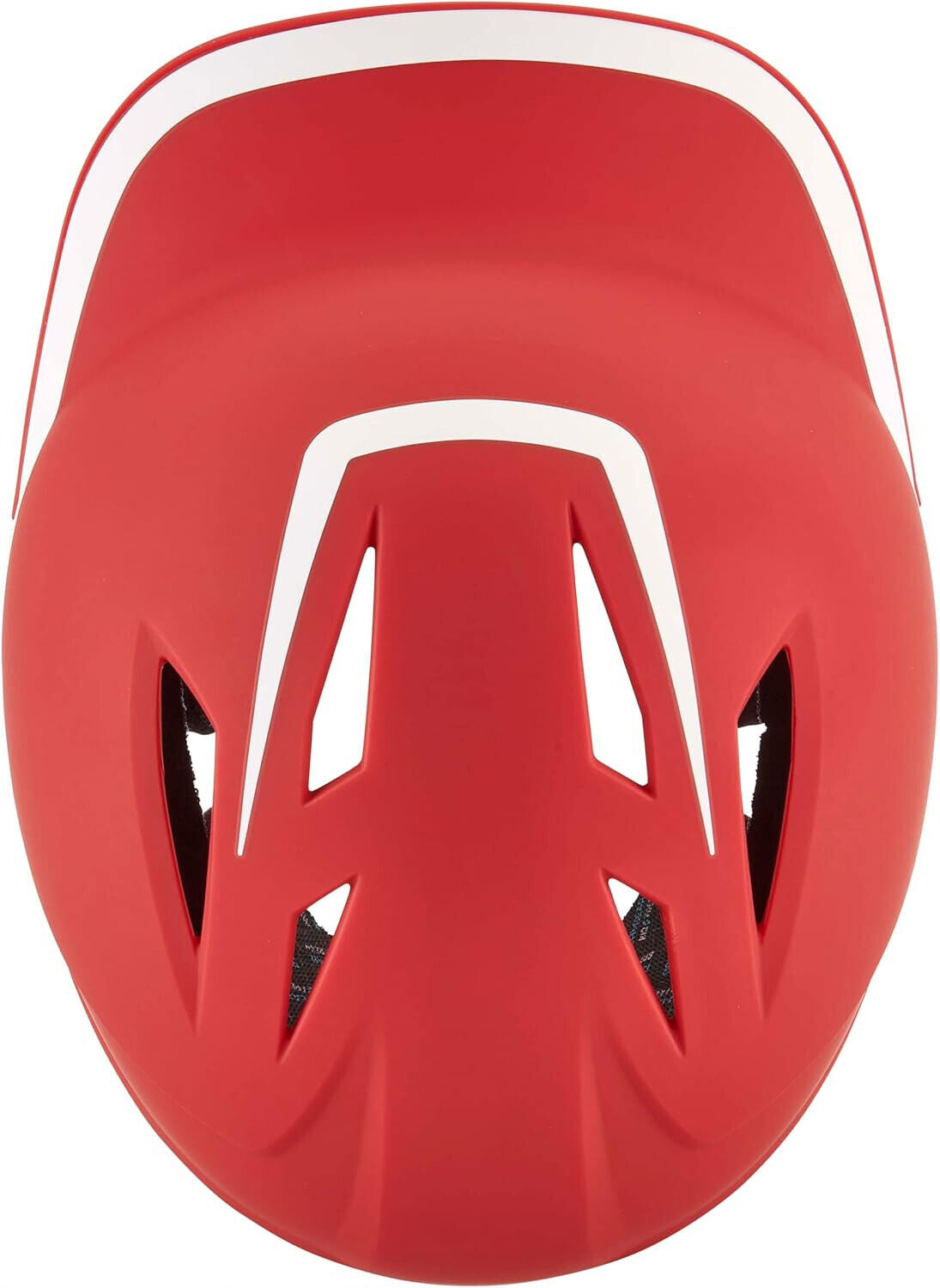 Champro Hx Legend 2-Tone Bat Helmet With Guard JUNIOR Scarlet | White Medium