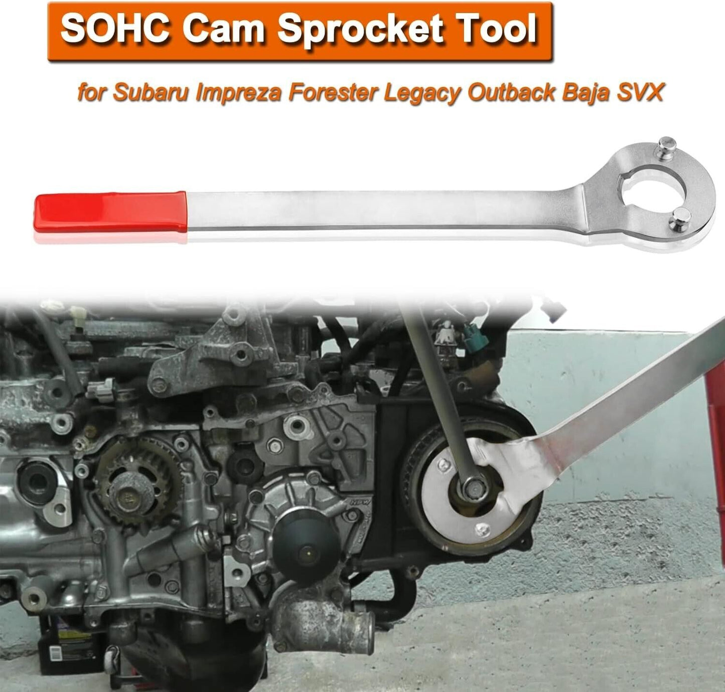 Cam Sprocket Removal Wrench Pulley Tool For Subaru Impreza Forester Legacy SVX