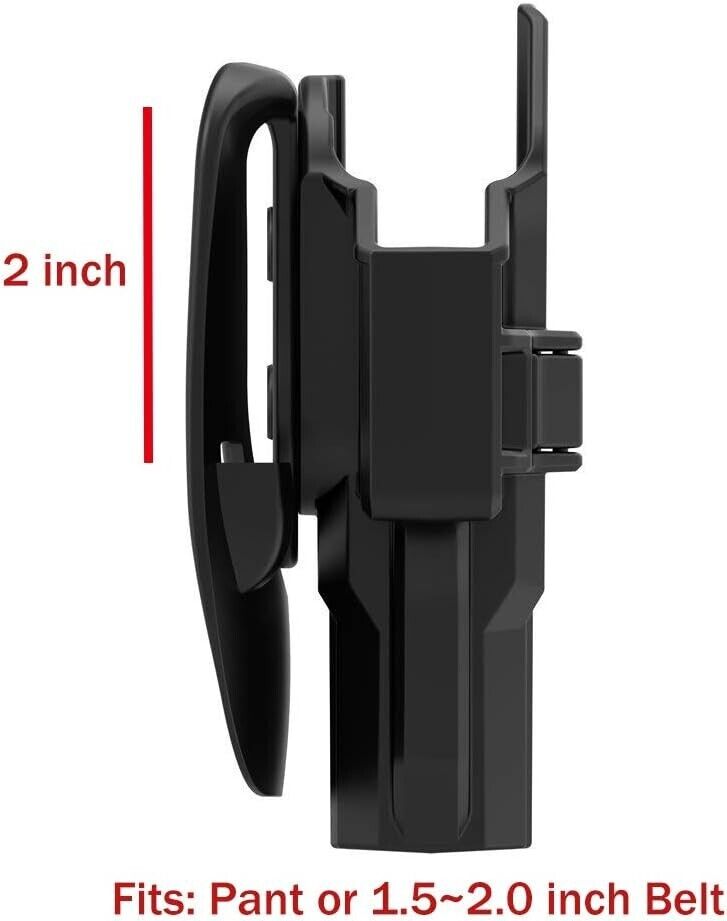 OWB Paddle G19 Holster Quick Release Button Fits Glock G19 19x 23 32 (Gen 3/4/5)