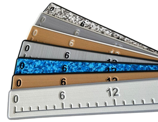 SeaDek  36" Fish Ruler - Marine EVA Mat - Tough Stick On Adhesive - Mica/Aqua