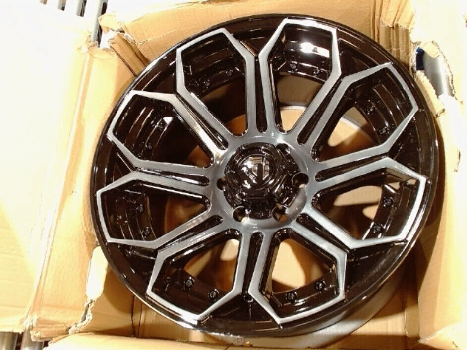 Fuel 1-Piece Wheels D705 Siege 20x10, 8x 6.5 Dark Gun Metal Tinted Clear Rim