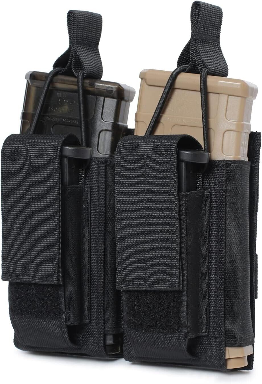 Molle Mag Pouch Double/Triple Stacker 5.56/.223 Open Top Rifle Magazine Pouch