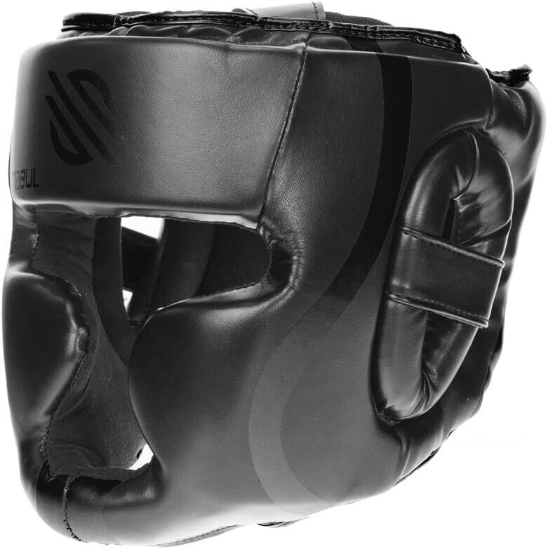 Boxing Headgear Head Guard MMA Helmet Kickboxing Training Face Protective Gear