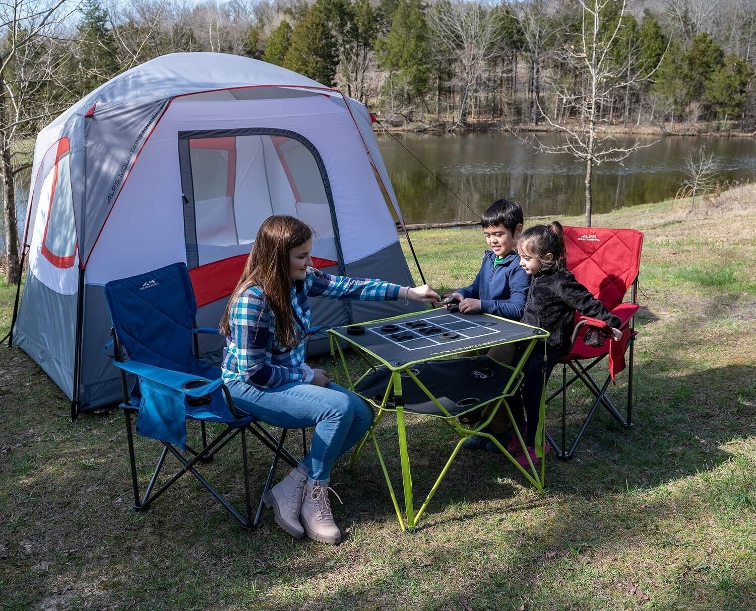 ALPS Mountaineering Eclipse Table One Size, Black/ Tic Tac Toe