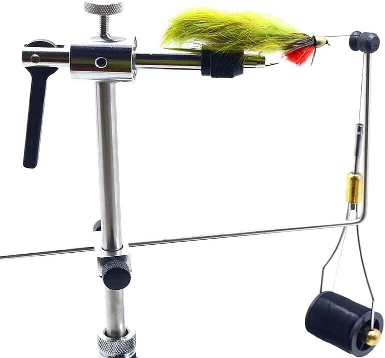 Fly Tying Vise Alloy Aluminum 360° Rotation UltraLight Fishing with 5 piece tool