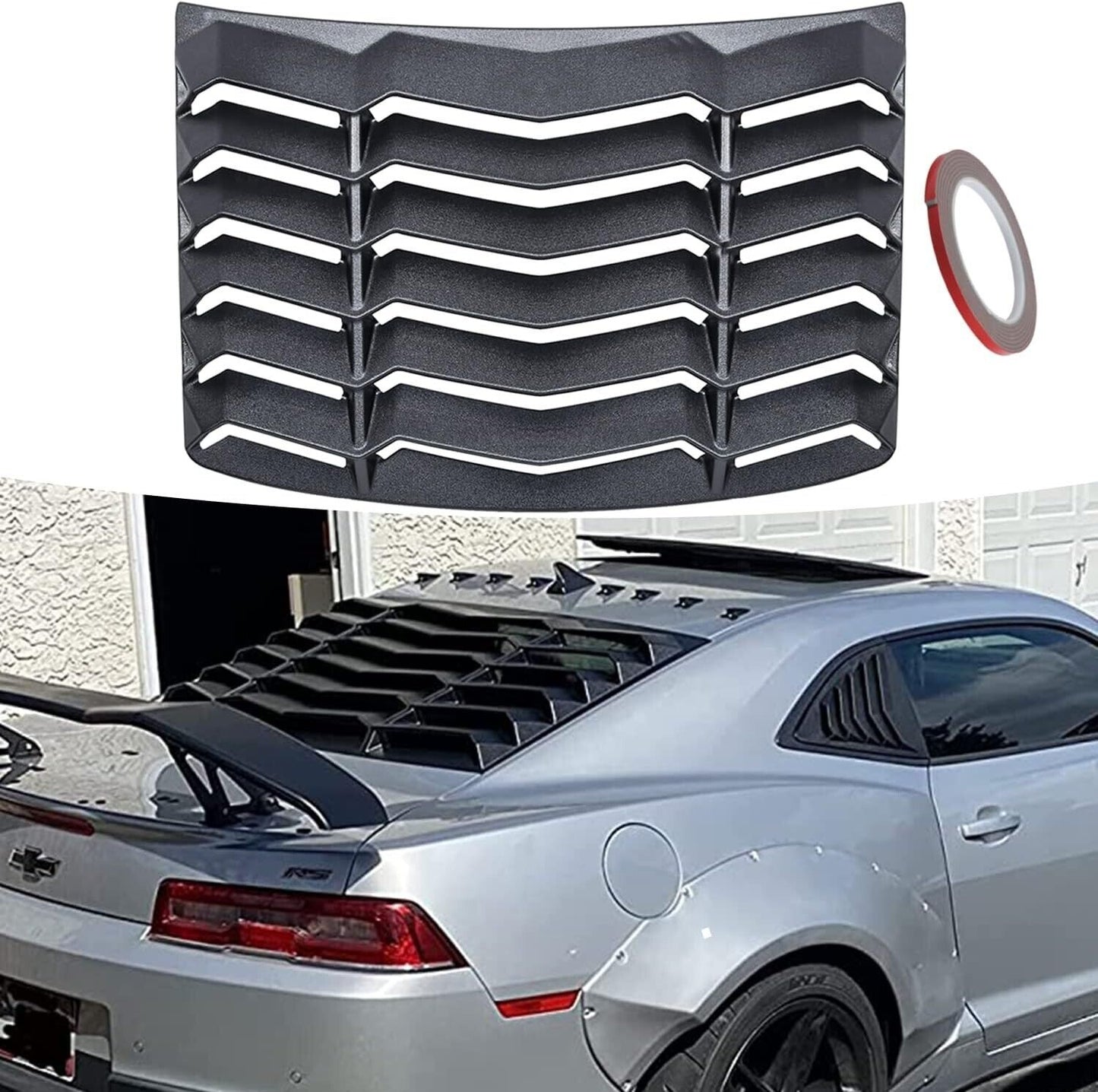 E-CowlBoy Carbon Fiber Camaro Louver, fits all trims 2010-2015