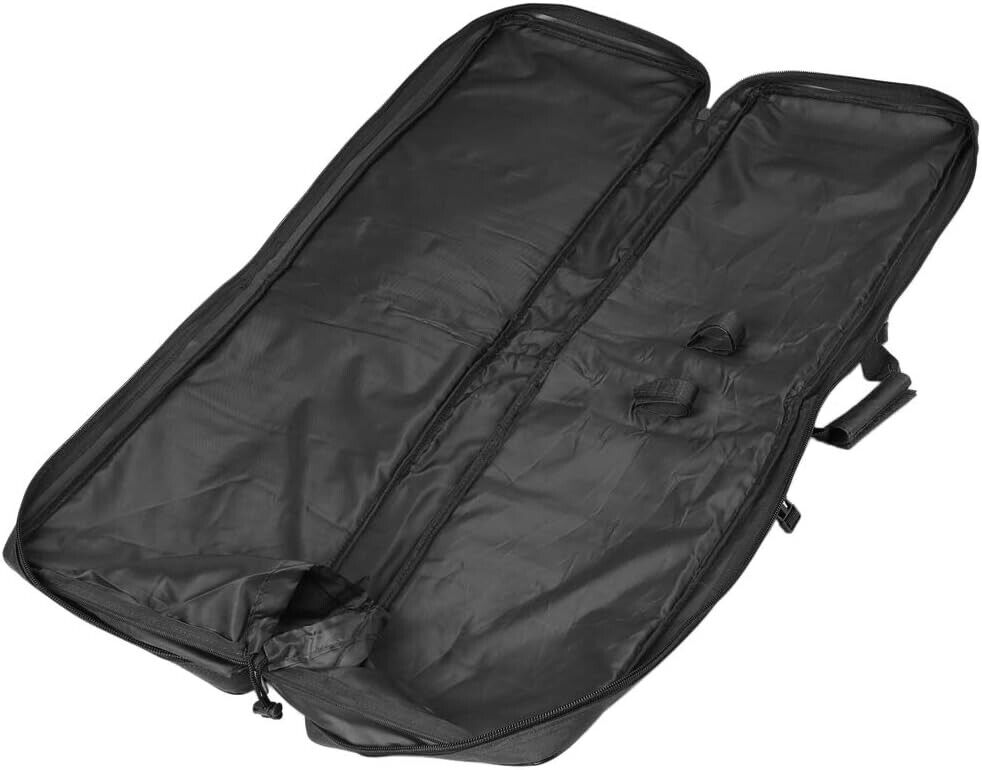 Dulce Dom Polyester Gun Bag,Tactical Rifle Gun Case Black 36 In Scabbard w/Sling