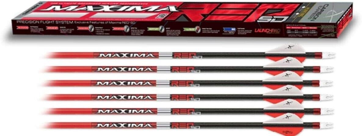 Carbon Express - Maxima Red SD Carbon Arrow - 350 Spine -6pk