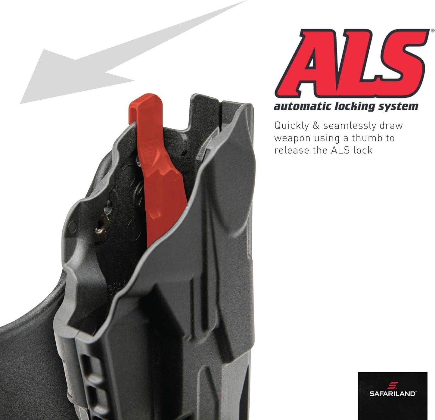 Safariland 7360 ALS/SLS Level 3 Retention Duty Holster for Sig P320, RH FDE