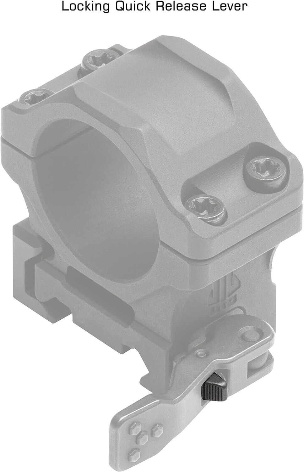 UTG ACCU-SYNC QR 1" Low Profile Scope Rings Picatinny - AQR110