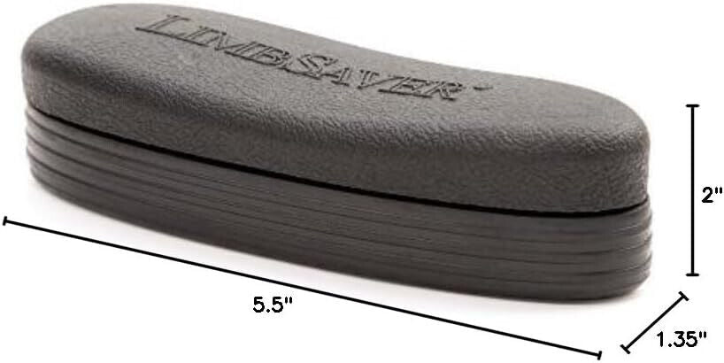 Limbsaver Recoil Pad Black Tactical Snap-On Recoil Pad for 6 position adj stocks