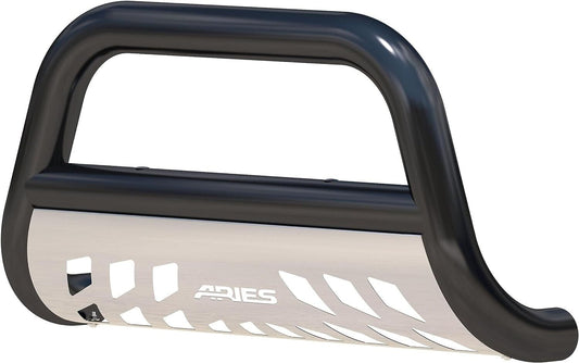 Ford F250 F350 Super Duty Bull Bar by Aries B35-3014 3in Black Steel Bull Bar