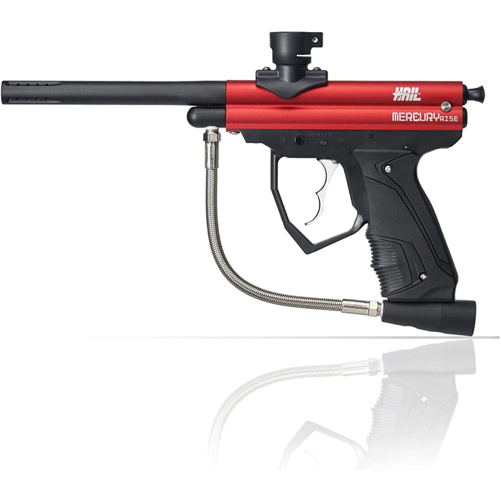 Hail Semi Auto .50 Caliber Paintball Gun Marker Red