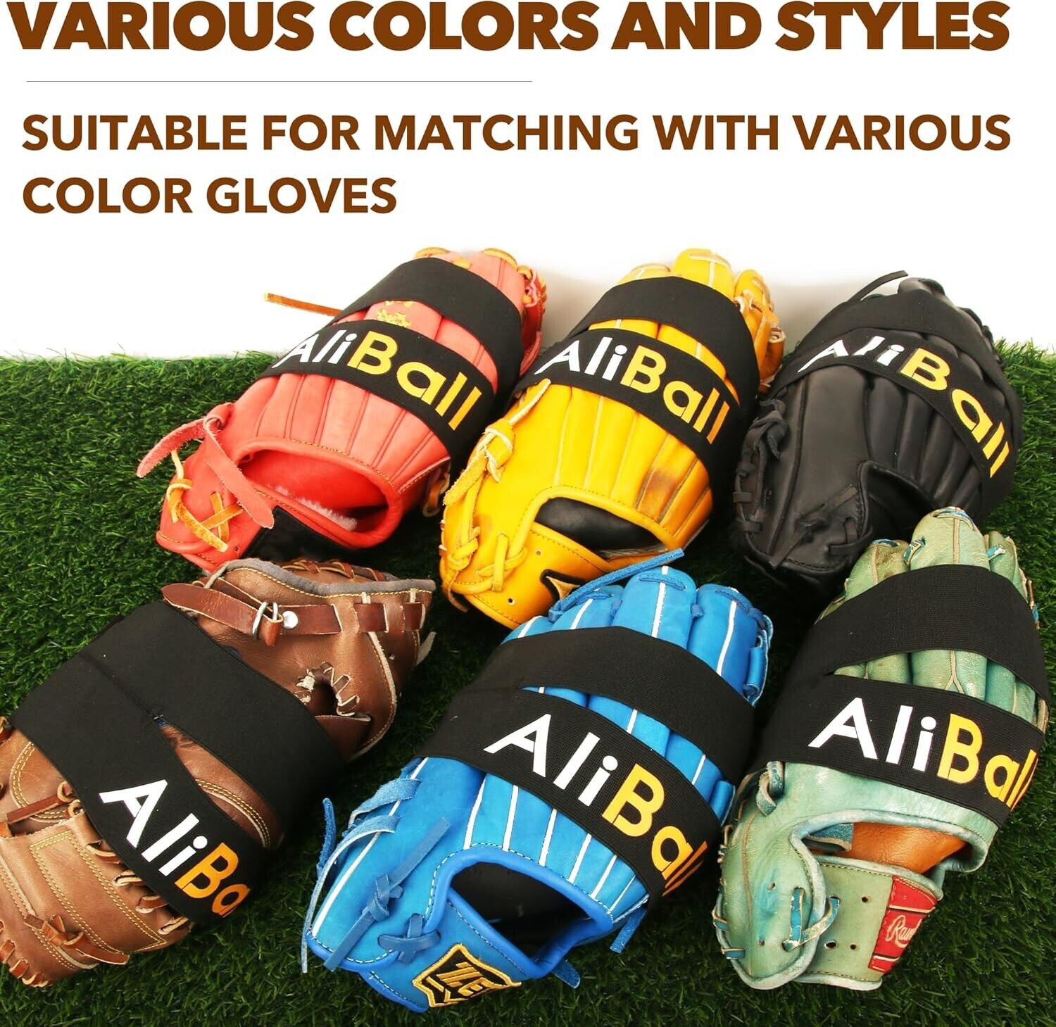 Baseball Glove Breakin Kit One Piece Construction Baseball Glove Mallet, Strap