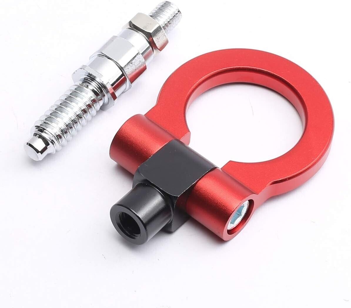 BMW Track Racing Style Tow Hook, Front/Rear for 3 series & M3 92-12 Red