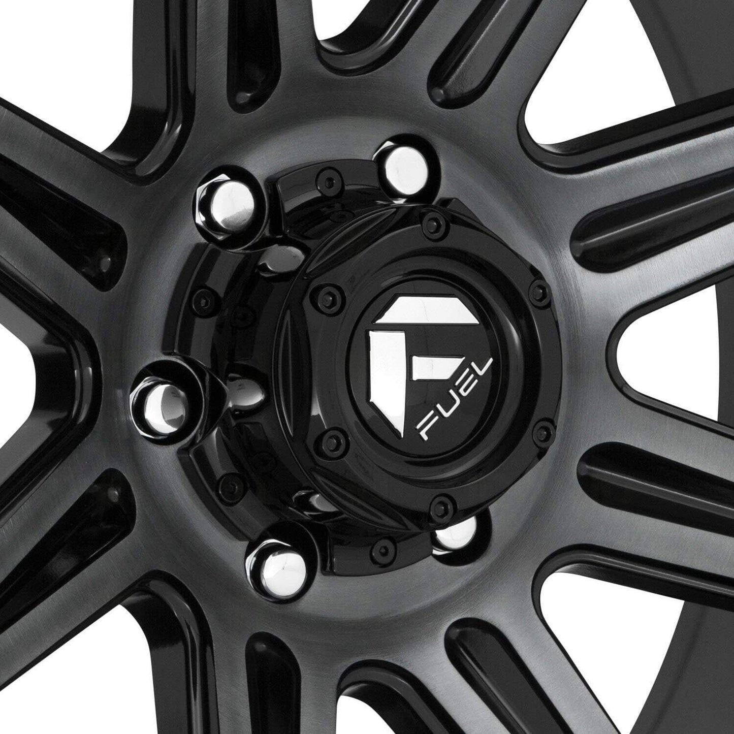 Fuel 1-Piece Wheels D705 Siege 20x10, 8x 6.5 Dark Gun Metal Tinted Clear Rim