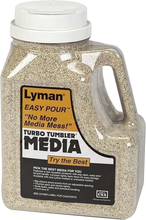 Lyman Turbo Case Cleaning Tumbler Media Treated Corncob Plus 4.5 Lbs - 7631394