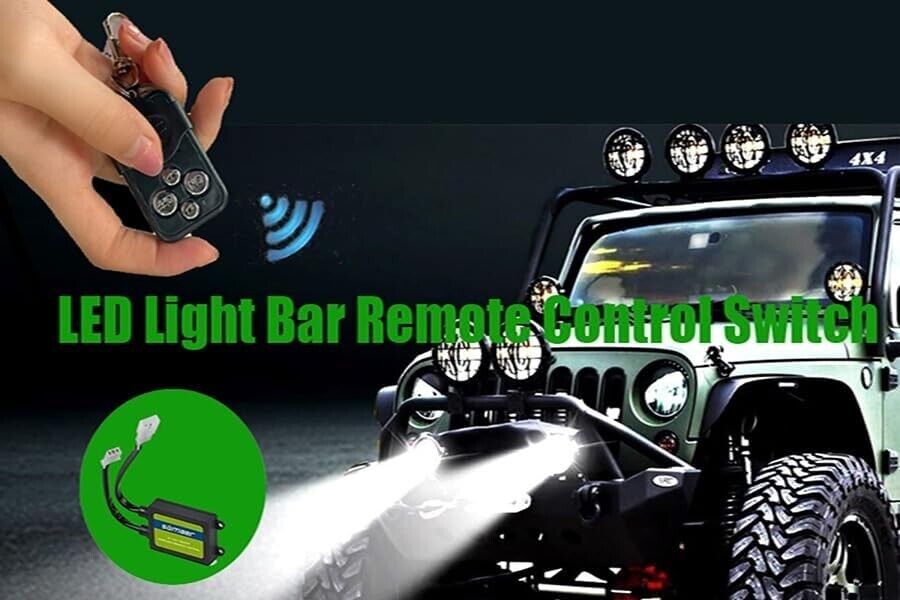 LED Light Bar Remote Control Switch,Relay Wiring Harness Remote Switch,Wireless