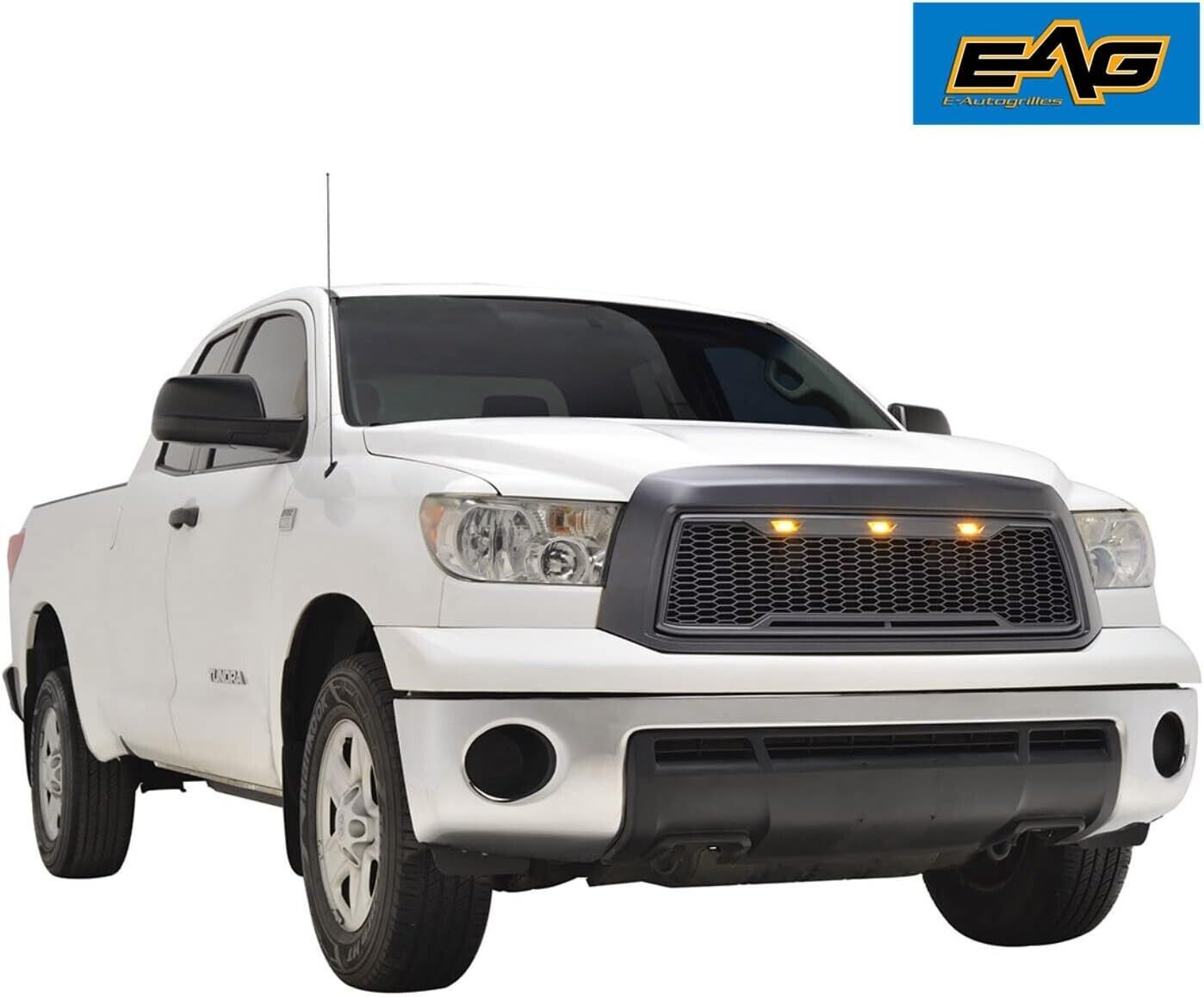 2010-2013 Toyota Tundra 1 PC W/O Logo W/ LED Lights Show Main Upper Rivet Grille