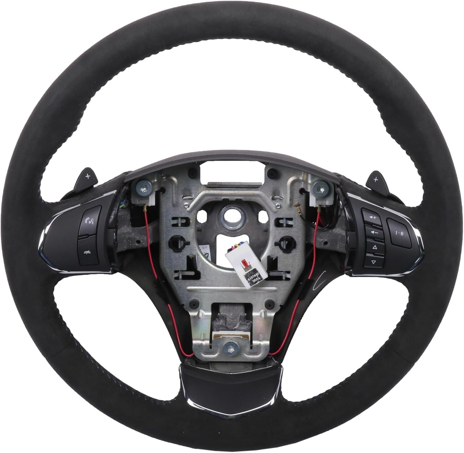 ✅ OEM Black Leather Steering Wheel Genuine GM Part 22873737 Jet Black