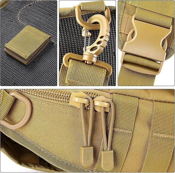 G4Free Outdoor Tactical Bag, Military Sling Shoulder Backpack EDC