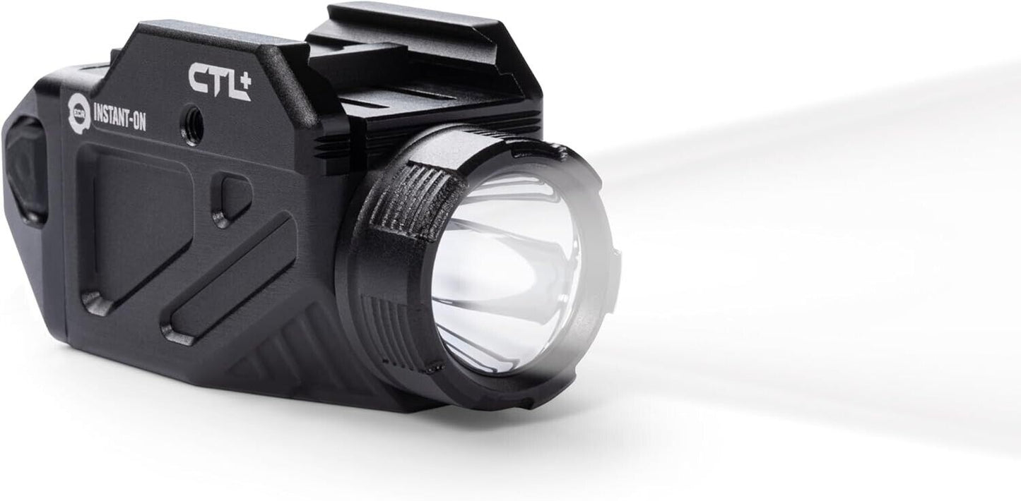 Viridian Universal Compact Tactical Light w/CR2 Battery 1,100 Lumens Black CTL