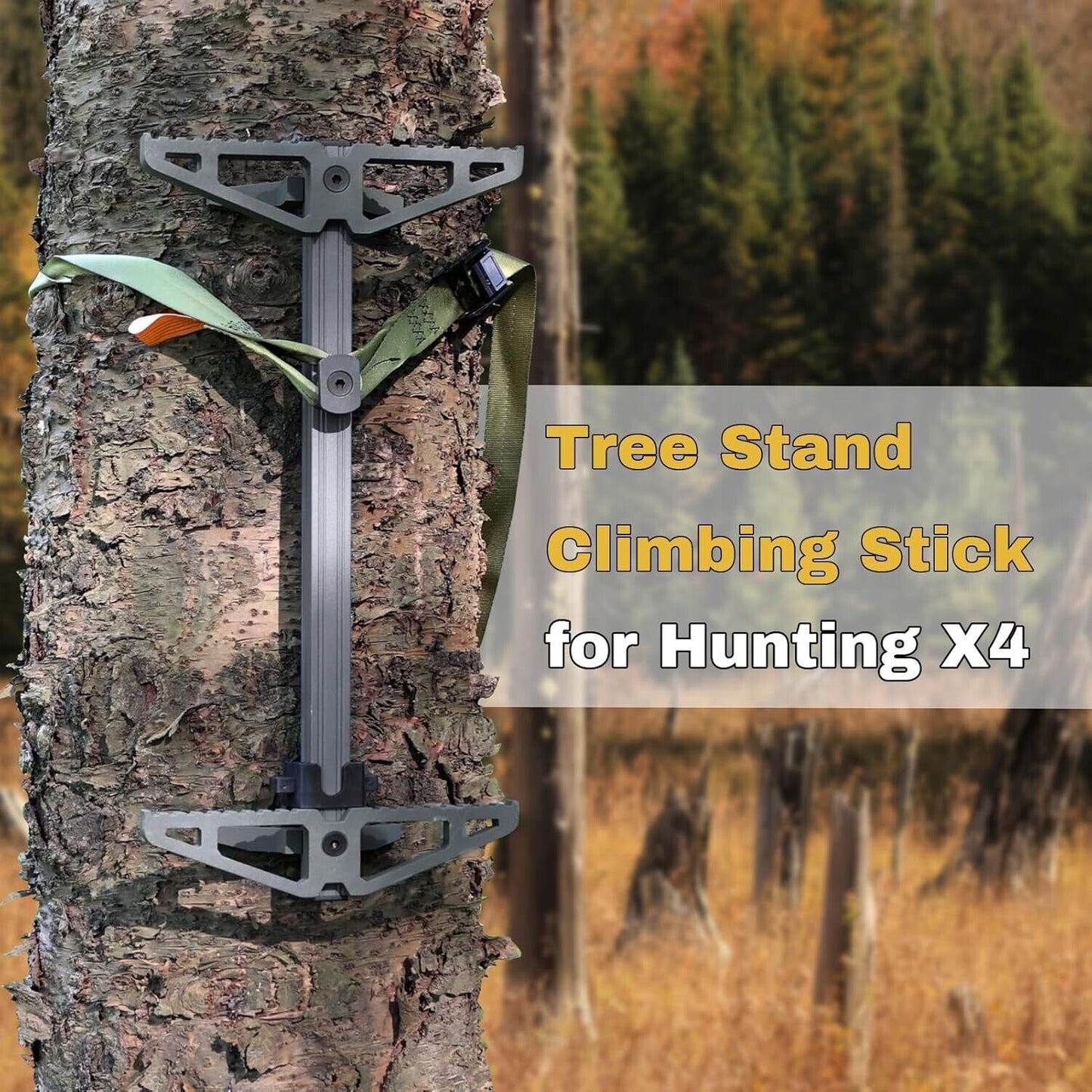 Climbing Sticks,Aluminum Non-Slip Hunting Climbing Steps,Lightweight Tree Climbi