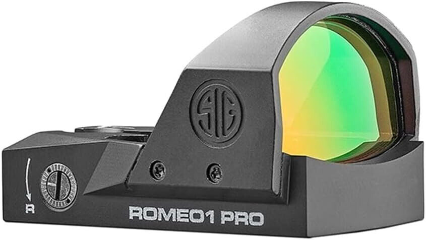 Sig Sauer ROMEO1PRO 1x30mm 3 MOA Reflex Red Dot Sight w/ Shroud, Black- SOR1P100