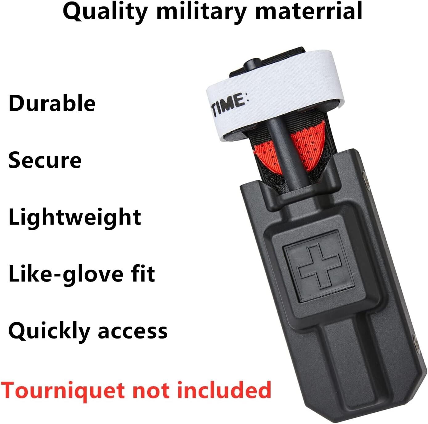 Tourniquet TQ Holder Molle Tourniquet Pouch for Gen 7 Tourniquet 3pk Police Gear