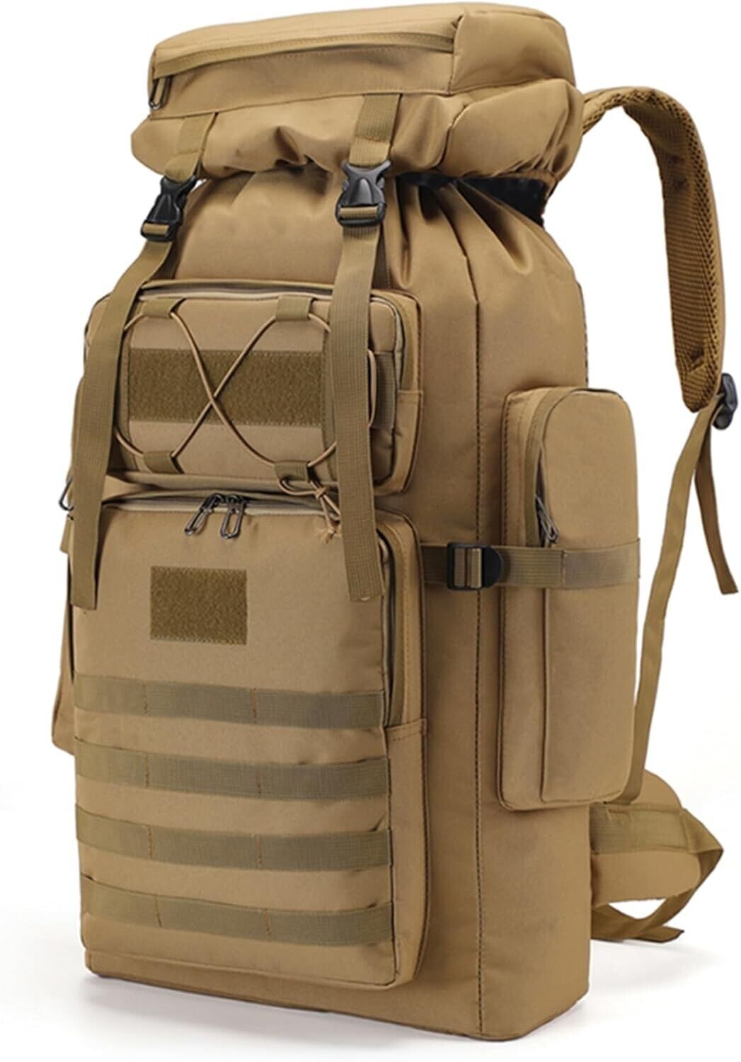 80L Military Tactical Backpack Rucksack for Outdoor Travel Camping Hiking Bag