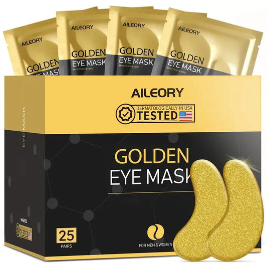 Maskiss Golden under eye patches, eye care, collagen skin repair eye mask QTY 50