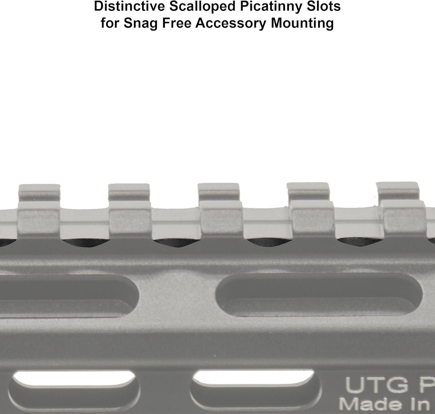 UTG Leapers MT-RSX20MOA Inc Super Slim 20 MOA Elevated Picatinny Mount, 13 Sl...